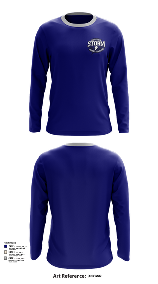 Long Sleeve Performance Shirt, Horizon Storm, Cheer, Teamtime, Team time, sublimation, custom sports apparel, team uniforms, spirit wear, spiritwear, sports uniforms, custom shirts, team store, custom team store, fundraiser sports, apparel fundraiser