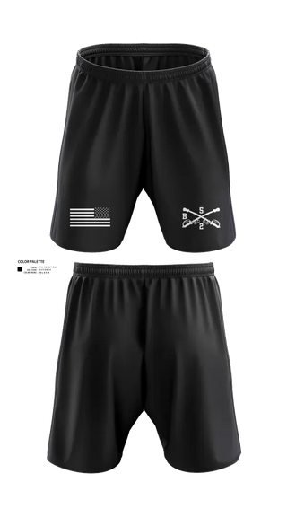 Athletic Shorts With Pockets, 1st Platoon / B CO / 2-5 CAV, Army, Teamtime, Team time, sublimation, custom sports apparel, team uniforms, spirit wear, spiritwear, sports uniforms, custom shirts, team store, custom team store, fundraiser sports, apparel fundraiser
