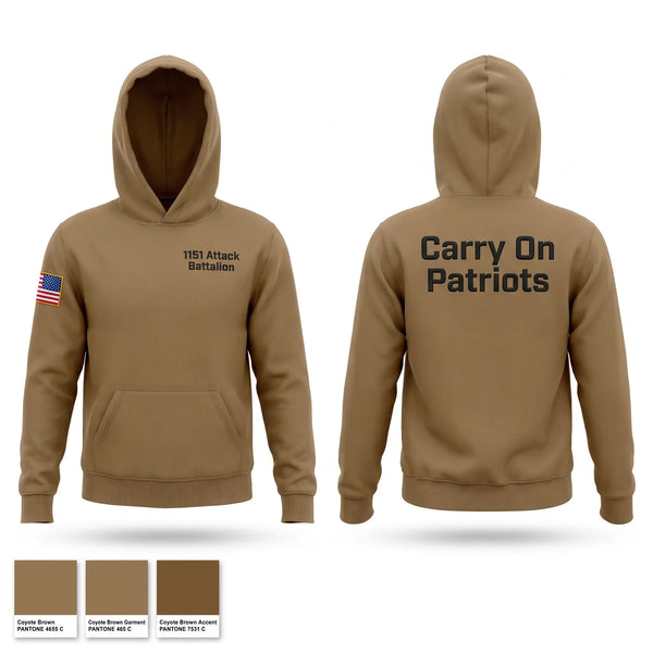 Hoodie, 1-151 Attack Battalion, Army, Teamtime, Team time, sublimation, custom sports apparel, team uniforms, spirit wear, spiritwear, sports uniforms, custom shirts, team store, custom team store, fundraiser sports, apparel fundraiser