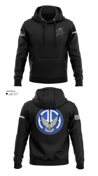 Hoodie, A Co 2-325 AIR, Army, Teamtime, Team time, sublimation, custom sports apparel, team uniforms, spirit wear, spiritwear, sports uniforms, custom shirts, team store, custom team store, fundraiser sports, apparel fundraiser