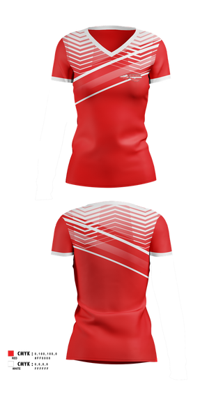 Womens Short Sleeve Vneck Shirt, Erwin Warrior Golf, Golf, Teamtime, Team time, sublimation, custom sports apparel, team uniforms, spirit wear, spiritwear, sports uniforms, custom shirts, team store, custom team store, fundraiser sports, apparel fundraiser
