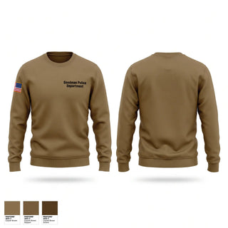 Crew Neck Sweatshirt, Goodman Police Department, Police, Teamtime, Team time, sublimation, custom sports apparel, team uniforms, spirit wear, spiritwear, sports uniforms, custom shirts, team store, custom team store, fundraiser sports, apparel fundraiser