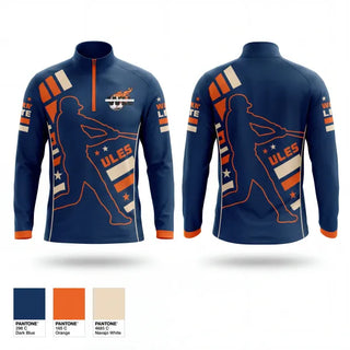 Quarter Zip Jacket, Wilson Little League, Baseball, Teamtime, Team time, sublimation, custom sports apparel, team uniforms, spirit wear, spiritwear, sports uniforms, custom shirts, team store, custom team store, fundraiser sports, apparel fundraiser