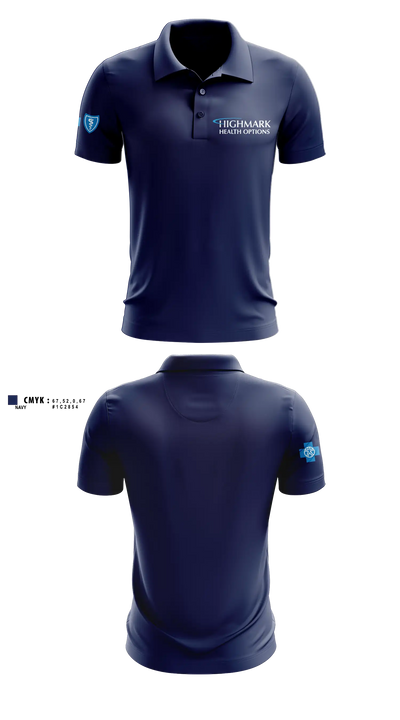 Highmark Health Options Short Sleeve Performance Polo - 7
