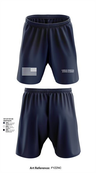 Athletic Shorts With Pockets, LaBelle Criminal Justice Academy, Police, Teamtime, Team time, sublimation, custom sports apparel, team uniforms, spirit wear, spiritwear, sports uniforms, custom shirts, team store, custom team store, fundraiser sports, apparel fundraiser