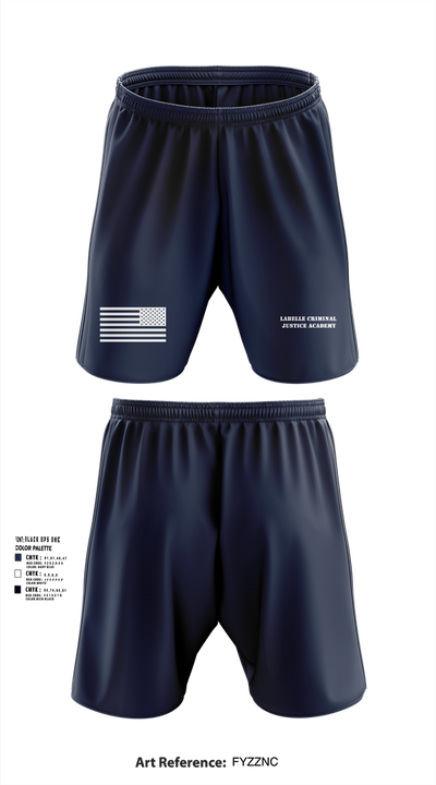 LaBelle Criminal Justice Academy 31997557 Athletic Shorts With Pockets - 101