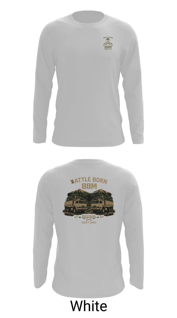 Long Sleeve Performance Shirt, 1859th LMTC, National Guard, Teamtime, Team time, sublimation, custom sports apparel, team uniforms, spirit wear, spiritwear, sports uniforms, custom shirts, team store, custom team store, fundraiser sports, apparel fundraiser