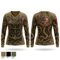 N4 Women's Long Sleeve V-neck Shirt - 1