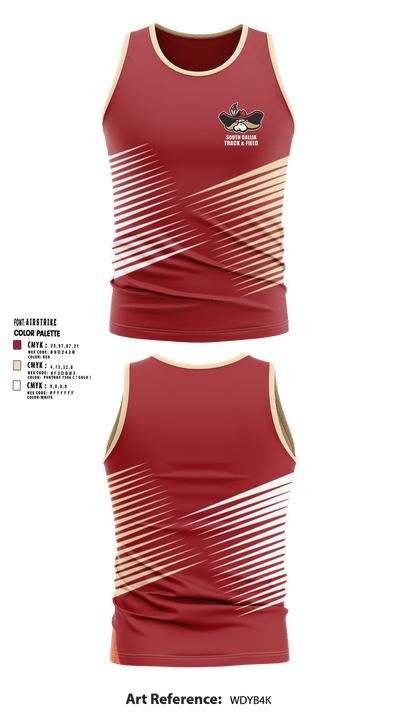 South Gallia Track & Field 64465061 Tank Top - 1