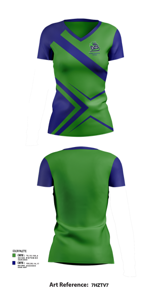 Womens Short Sleeve Vneck Shirt, Global Concepts Gators, Spirit Store, Teamtime, Team time, sublimation, custom sports apparel, team uniforms, spirit wear, spiritwear, sports uniforms, custom shirts, team store, custom team store, fundraiser sports, apparel fundraiser