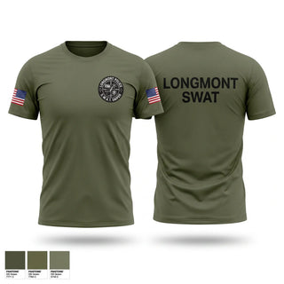 Short Sleeve Performance Shirt, Longmont SWAT, Police, Teamtime, Team time, sublimation, custom sports apparel, team uniforms, spirit wear, spiritwear, sports uniforms, custom shirts, team store, custom team store, fundraiser sports, apparel fundraiser