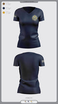 SWMI 70181183 Women's Short Sleeve V-neck Shirt - 2
