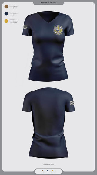 Womens Short Sleeve Vneck Shirt, SWMI, , Teamtime, Team time, sublimation, custom sports apparel, team uniforms, spirit wear, spiritwear, sports uniforms, custom shirts, team store, custom team store, fundraiser sports, apparel fundraiser