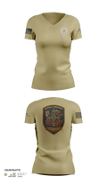 Heritage Companies Security Services Division 74805254 Women's Short Sleeve V-neck Shirt - 21