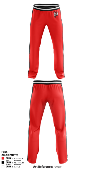 Sweatpants, Big Reds, Track & Field, Teamtime, Team time, sublimation, custom sports apparel, team uniforms, spirit wear, spiritwear, sports uniforms, custom shirts, team store, custom team store, fundraiser sports, apparel fundraiser