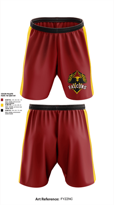 Marco Antonio Firebaugh Softball 60518833 Athletic Shorts With Pockets - 1