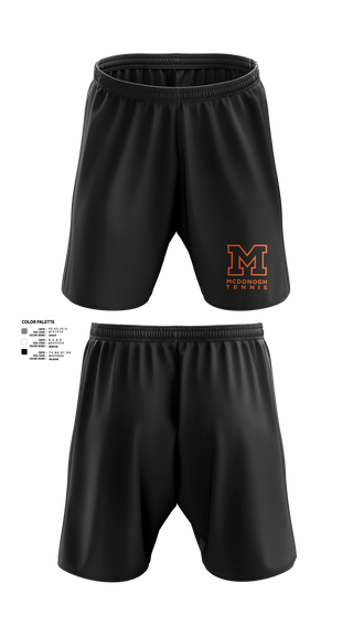 Athletic Shorts With Pockets, Mcdonogh Girls Tennis, Tennis, Teamtime, Team time, sublimation, custom sports apparel, team uniforms, spirit wear, spiritwear, sports uniforms, custom shirts, team store, custom team store, fundraiser sports, apparel fundraiser