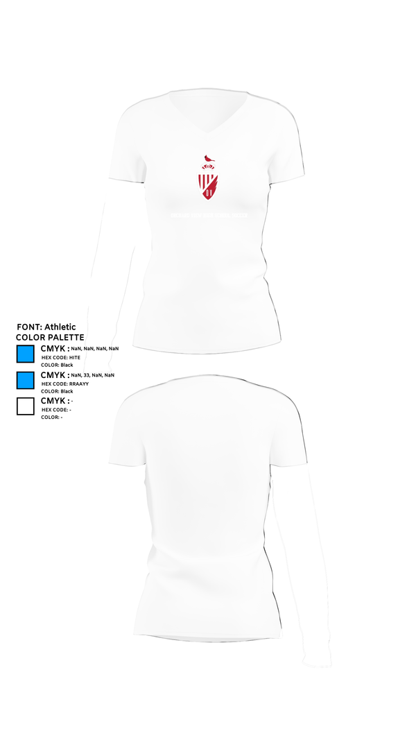 Womens Short Sleeve Vneck Shirt, Orchard View High School Soccer, Men's Soccer, Teamtime, Team time, sublimation, custom sports apparel, team uniforms, spirit wear, spiritwear, sports uniforms, custom shirts, team store, custom team store, fundraiser sports, apparel fundraiser