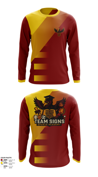 Long Sleeve Performance Shirt, Team Signs Sports Academy, Men's Basketball, Teamtime, Team time, sublimation, custom sports apparel, team uniforms, spirit wear, spiritwear, sports uniforms, custom shirts, team store, custom team store, fundraiser sports, apparel fundraiser