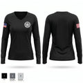 Wisconsin Chiefs of Police Association 24768868 Women's Long Sleeve V-neck Shirt - 1