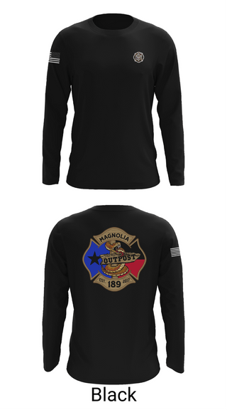 Long Sleeve Performance Shirt, Magnolia 189, Fire Department, Teamtime, Team time, sublimation, custom sports apparel, team uniforms, spirit wear, spiritwear, sports uniforms, custom shirts, team store, custom team store, fundraiser sports, apparel fundraiser