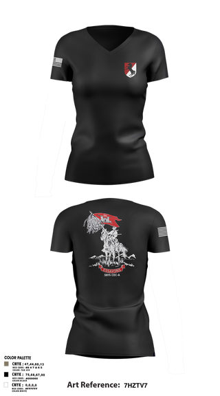 Womens Short Sleeve Vneck Shirt, 58th CEC-A, Army, Teamtime, Team time, sublimation, custom sports apparel, team uniforms, spirit wear, spiritwear, sports uniforms, custom shirts, team store, custom team store, fundraiser sports, apparel fundraiser