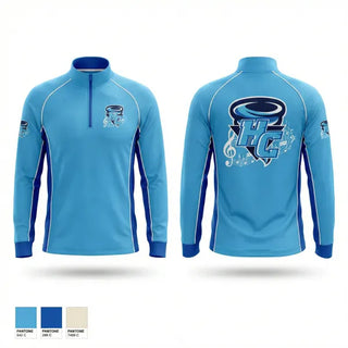 Quarter Zip Jacket, The Eye of the Storm Marching Band, Track & Field, Teamtime, Team time, sublimation, custom sports apparel, team uniforms, spirit wear, spiritwear, sports uniforms, custom shirts, team store, custom team store, fundraiser sports, apparel fundraiser