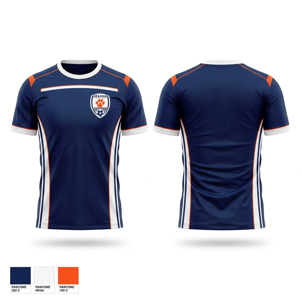 Mens Soccer Jersey, Delmar, Men's Soccer, Teamtime, Team time, sublimation, custom sports apparel, team uniforms, spirit wear, spiritwear, sports uniforms, custom shirts, team store, custom team store, fundraiser sports, apparel fundraiser