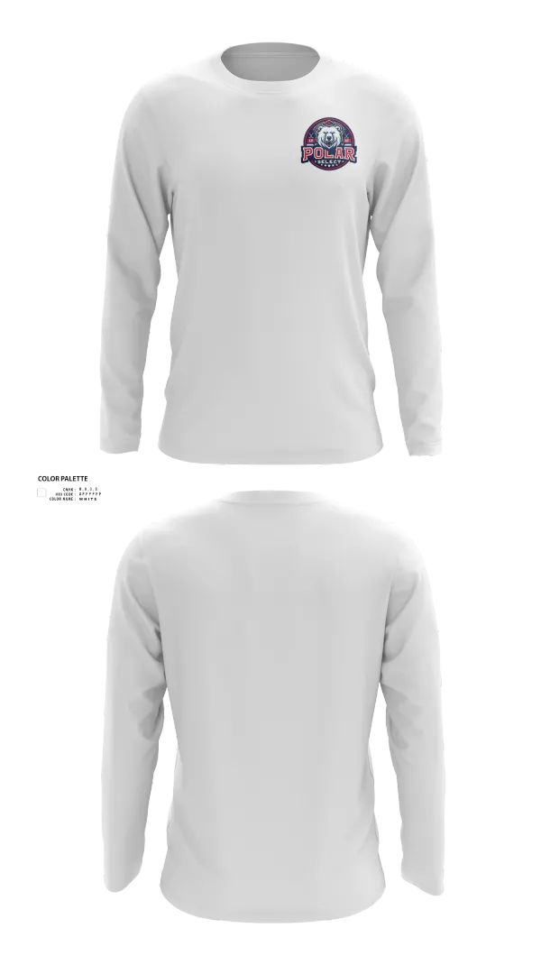 Long Sleeve Performance Shirt, Polar Select, Ice Hockey, Teamtime, Team time, sublimation, custom sports apparel, team uniforms, spirit wear, spiritwear, sports uniforms, custom shirts, team store, custom team store, fundraiser sports, apparel fundraiser