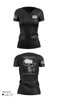 180th ESC 85652758 Women's Short Sleeve V-neck Shirt - 21