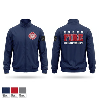 Windbreaker, Essex Fire Department, Fire Department, Teamtime, Team time, sublimation, custom sports apparel, team uniforms, spirit wear, spiritwear, sports uniforms, custom shirts, team store, custom team store, fundraiser sports, apparel fundraiser
