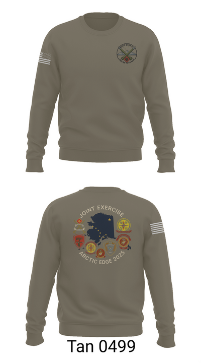 RCKT BTRY D 2nd BN 14th MAR 78897575 Crew Neck Sweatshirt - 65