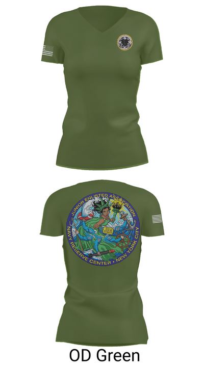 NYC JEA 23942656 Women's Short Sleeve V-neck Shirt - 46