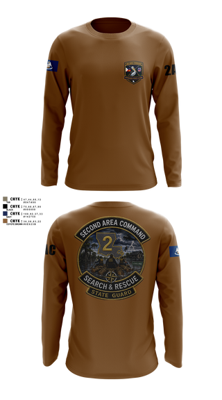 Long Sleeve Performance Shirt, Louisiana State Guard, Army, Teamtime, Team time, sublimation, custom sports apparel, team uniforms, spirit wear, spiritwear, sports uniforms, custom shirts, team store, custom team store, fundraiser sports, apparel fundraiser