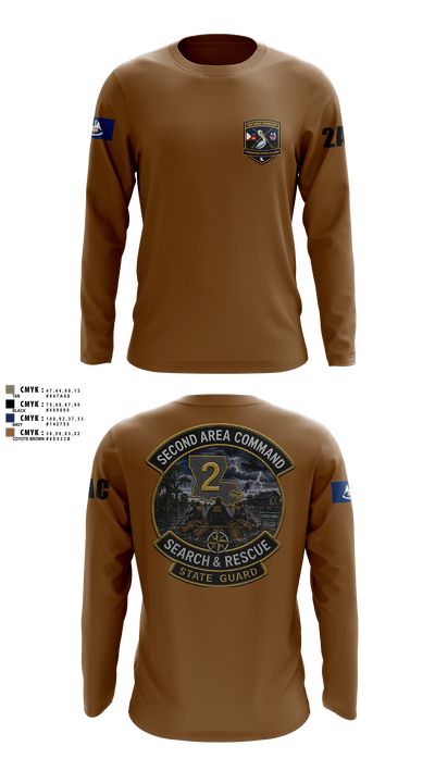 2nd area command 59908555 Long Sleeve Performance Shirt 22