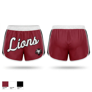 Womens Shorts, Sardis Lions, Softball, Teamtime, Team time, sublimation, custom sports apparel, team uniforms, spirit wear, spiritwear, sports uniforms, custom shirts, team store, custom team store, fundraiser sports, apparel fundraiser