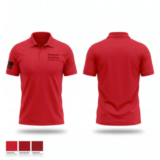 Short Sleeve Performance Polo, Magnolia Battalion Ole Miss ROTC, Army, Teamtime, Team time, sublimation, custom sports apparel, team uniforms, spirit wear, spiritwear, sports uniforms, custom shirts, team store, custom team store, fundraiser sports, apparel fundraiser
