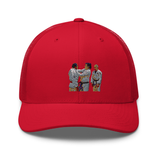 Gracie JiuJitsu Athens 70978792 Retro Trucker Hat | Yupoong 6606