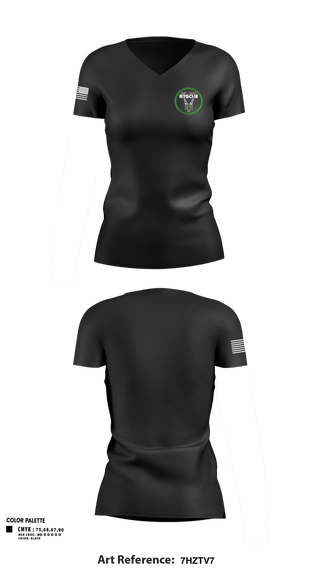 Womens Short Sleeve Vneck Shirt, Haywood County Rescue Squad, EMS/EMT, Teamtime, Team time, sublimation, custom sports apparel, team uniforms, spirit wear, spiritwear, sports uniforms, custom shirts, team store, custom team store, fundraiser sports, apparel fundraiser