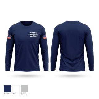 Long Sleeve Performance Shirt, Hartford Firefighters Retirees, Fire Department, Teamtime, Team time, sublimation, custom sports apparel, team uniforms, spirit wear, spiritwear, sports uniforms, custom shirts, team store, custom team store, fundraiser sports, apparel fundraiser