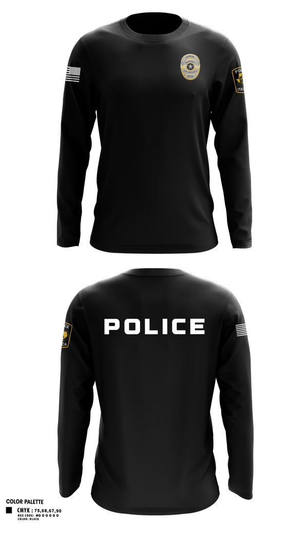 Long Sleeve Performance Shirt, Police, Police, Teamtime, Team time, sublimation, custom sports apparel, team uniforms, spirit wear, spiritwear, sports uniforms, custom shirts, team store, custom team store, fundraiser sports, apparel fundraiser