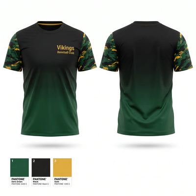 Vikings Baseball Club 2714017 Short Sleeve Performance Shirt - 2