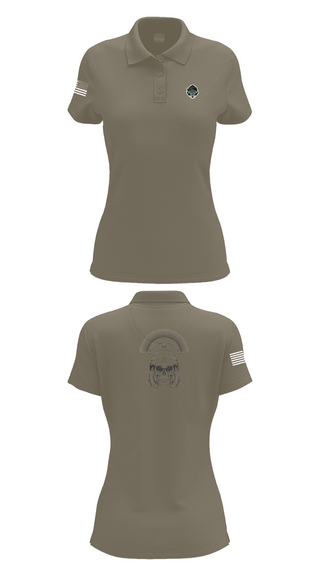 Womens Short Sleeve Performance Polo, C-CO 1-145th AR, , Teamtime, Team time, sublimation, custom sports apparel, team uniforms, spirit wear, spiritwear, sports uniforms, custom shirts, team store, custom team store, fundraiser sports, apparel fundraiser