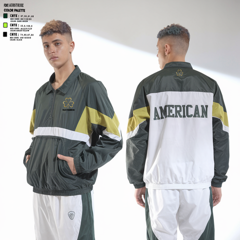 Windbreaker, Black Shamrocks, , Teamtime, Team time, sublimation, custom sports apparel, team uniforms, spirit wear, spiritwear, sports uniforms, custom shirts, team store, custom team store, fundraiser sports, apparel fundraiser