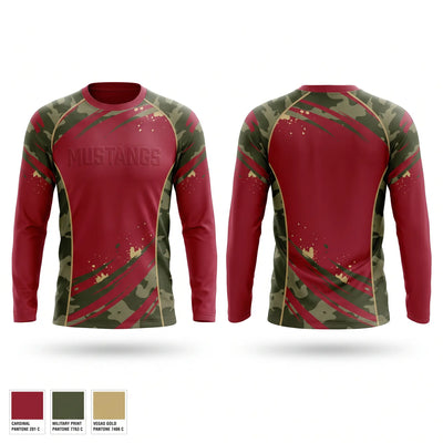 Mustangs Long Sleeve Performance Shirt - 2