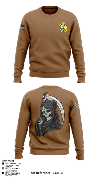 Crew Neck Sweatshirt, 89th ATKS, Air Force, Teamtime, Team time, sublimation, custom sports apparel, team uniforms, spirit wear, spiritwear, sports uniforms, custom shirts, team store, custom team store, fundraiser sports, apparel fundraiser