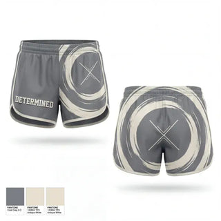 Womens Shorts, Determined, Baseball, Teamtime, Team time, sublimation, custom sports apparel, team uniforms, spirit wear, spiritwear, sports uniforms, custom shirts, team store, custom team store, fundraiser sports, apparel fundraiser