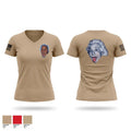 THE TWO HEADED FISH Women's Short Sleeve V-neck Shirt - 1