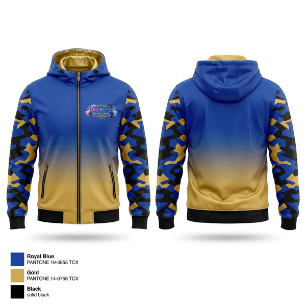 Windbreaker, Gems and gents, Cheer, Teamtime, Team time, sublimation, custom sports apparel, team uniforms, spirit wear, spiritwear, sports uniforms, custom shirts, team store, custom team store, fundraiser sports, apparel fundraiser