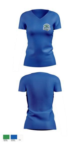 Womens Short Sleeve Vneck Shirt, Emerald High Swim Aeroaunts, Swimming, Teamtime, Team time, sublimation, custom sports apparel, team uniforms, spirit wear, spiritwear, sports uniforms, custom shirts, team store, custom team store, fundraiser sports, apparel fundraiser